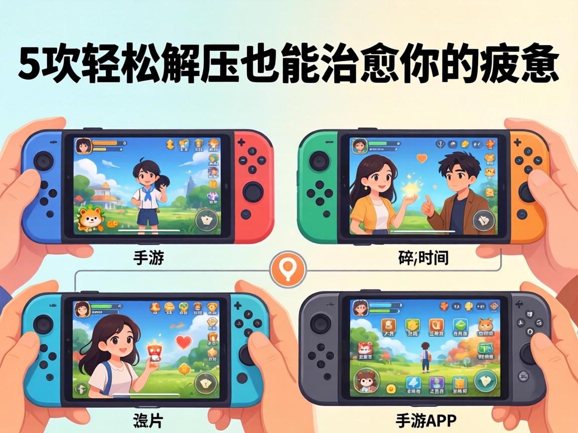 5款轻松解压的手游推荐,碎片时间也能治愈你的疲惫 碎片时间也能治愈你的疲惫