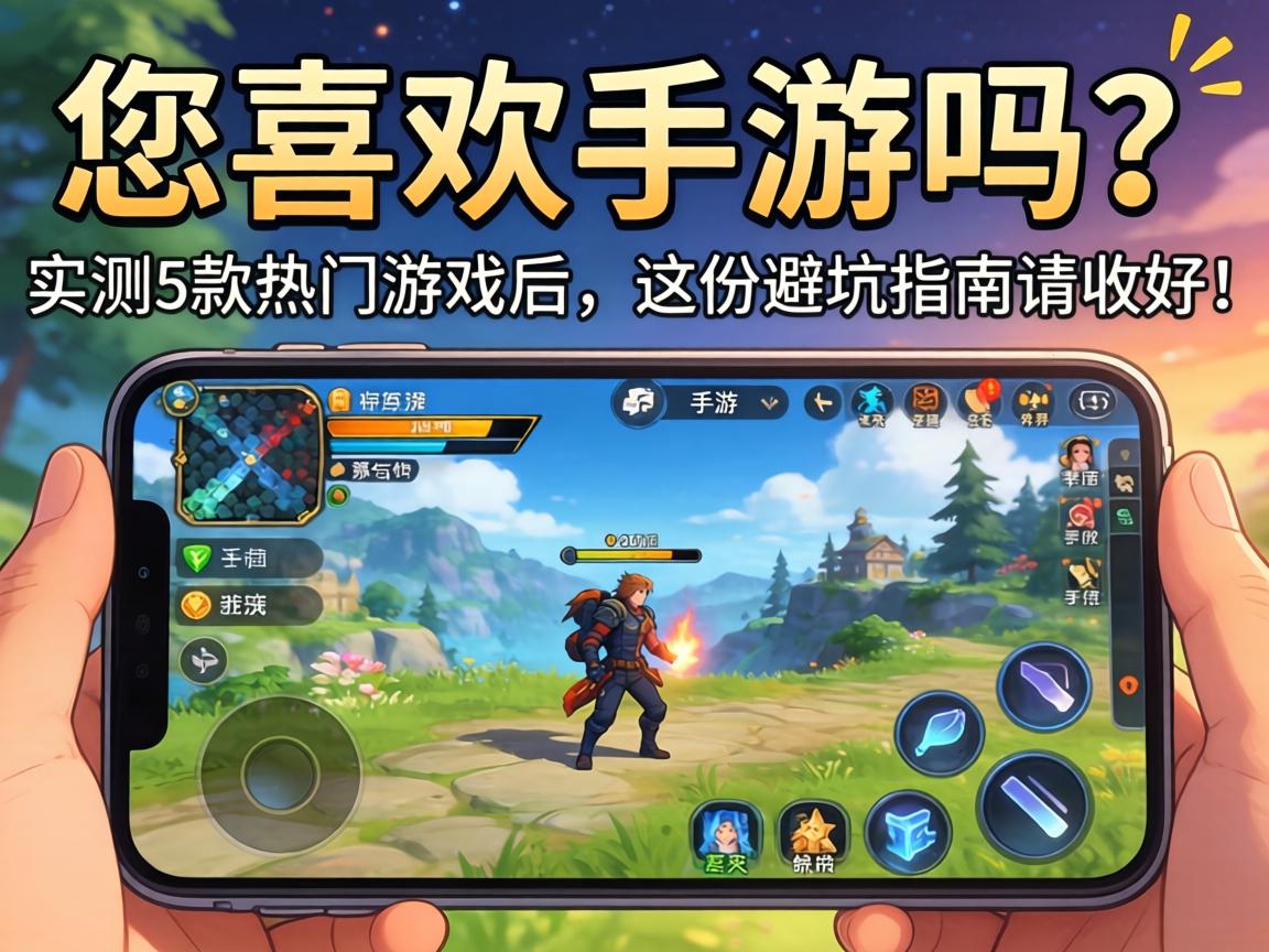 实测5款热门游戏后