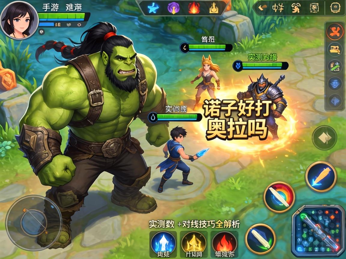 手游诺手好打奥拉夫吗