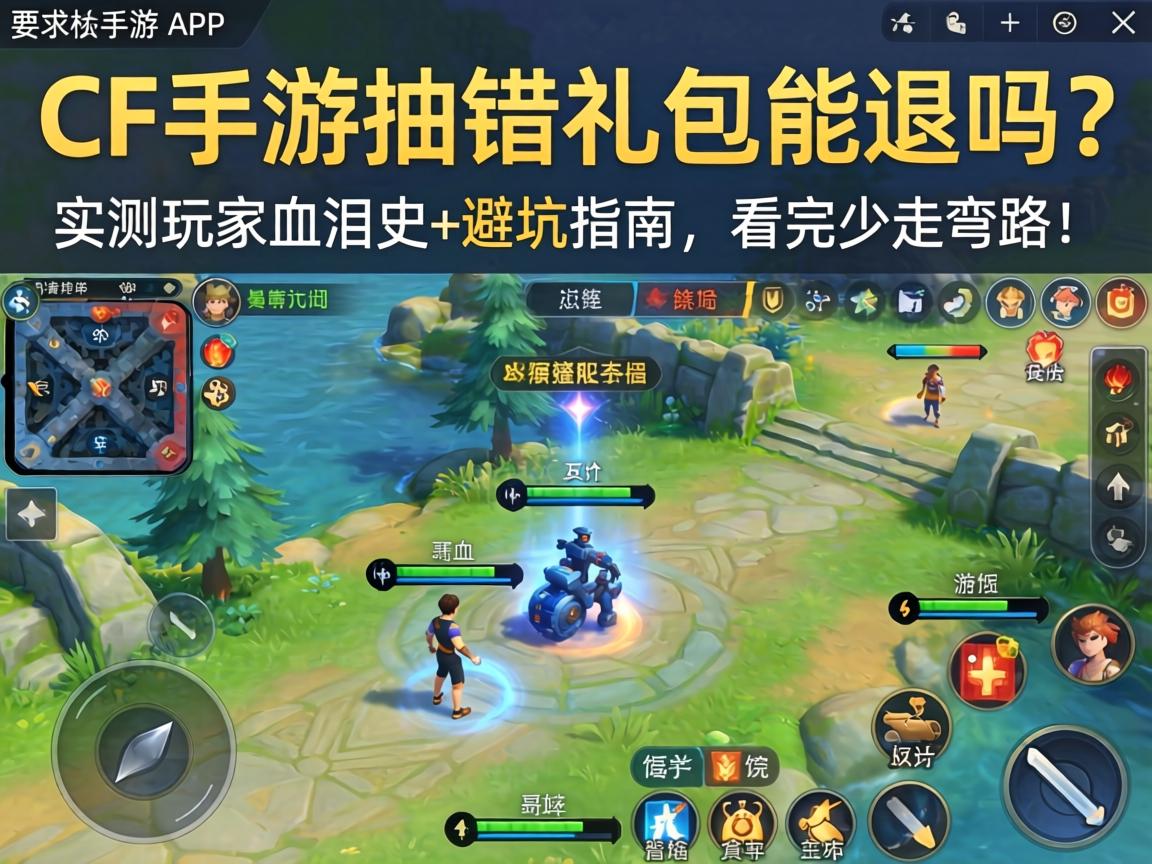 CF手游抽错礼包能退吗?实测玩家血泪史+避坑指南,看完少走弯路! CF手游抽错礼包能退吗