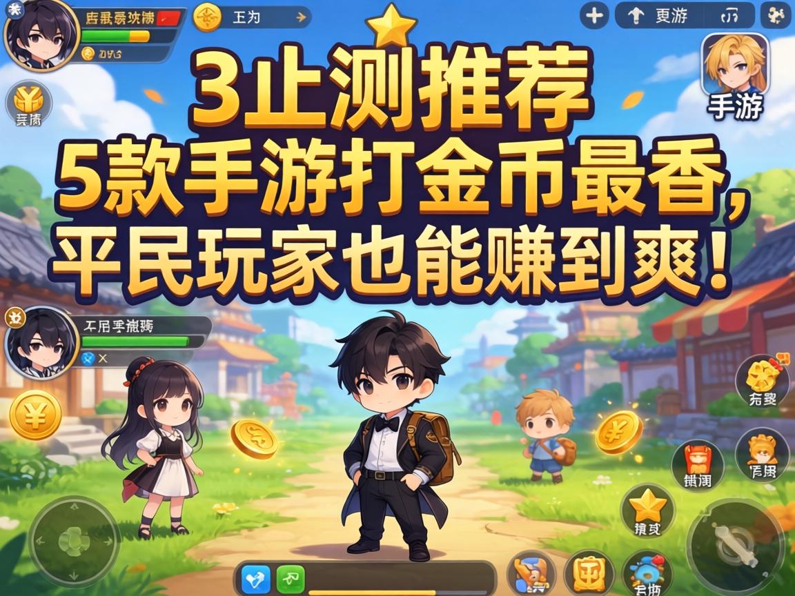 这5款手游打金币最香