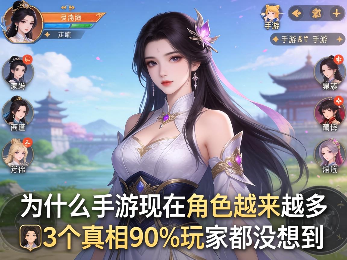 为什么手游现在女角色越来越多