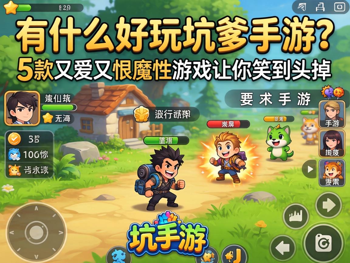 这5款又爱又恨的魔性游戏让你笑到头掉