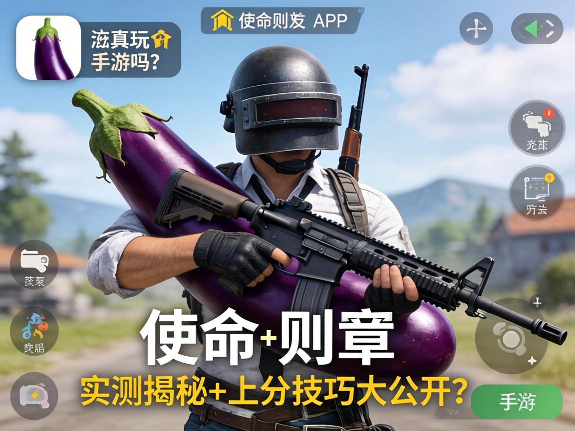 茄子真的玩使命召唤手游吗