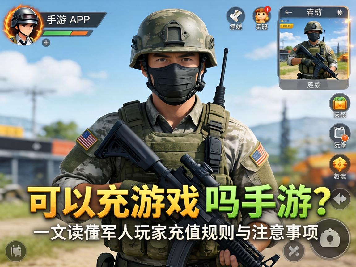 一文读懂军人玩家充值规则与注意事项