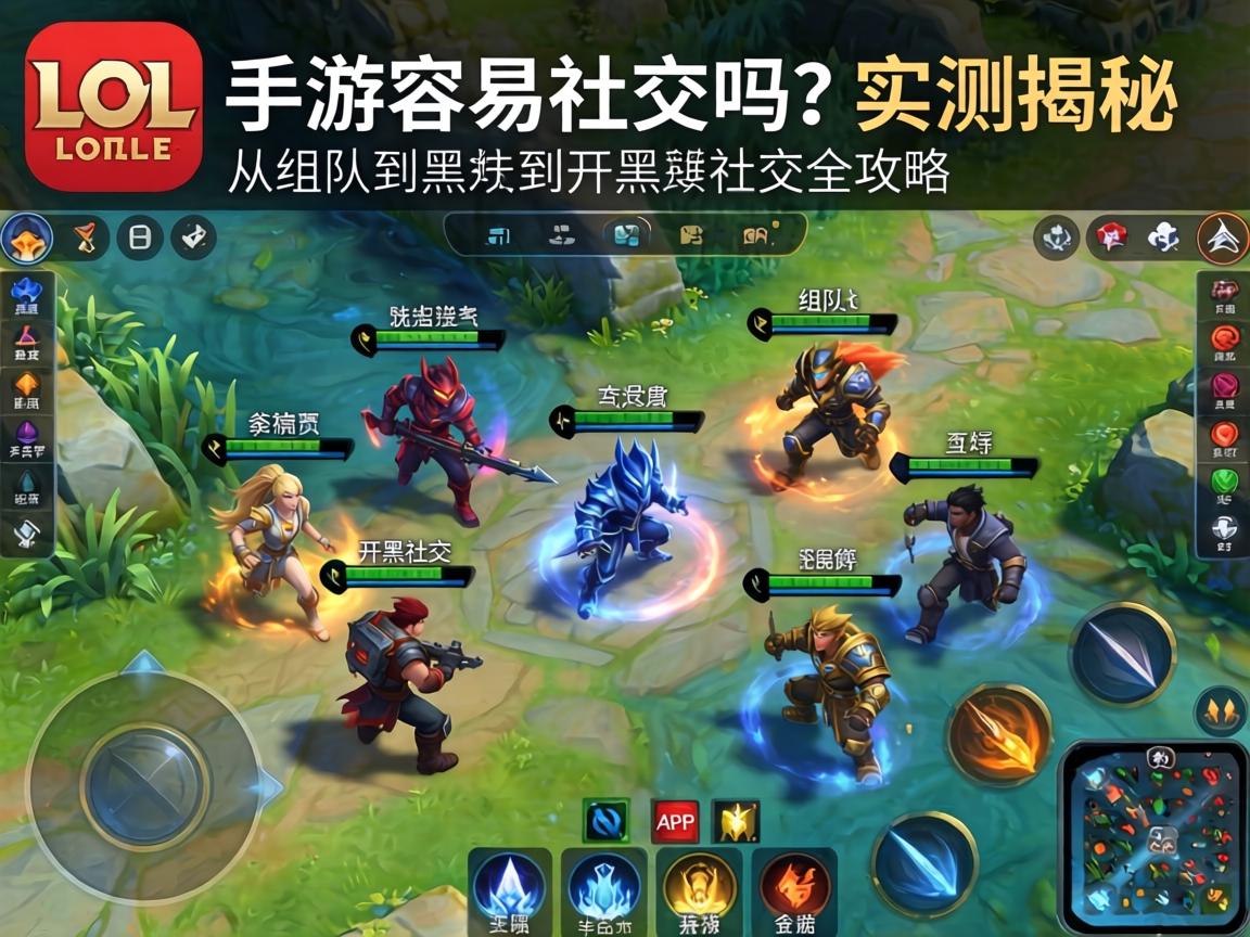 从组队到开黑的社交全攻略