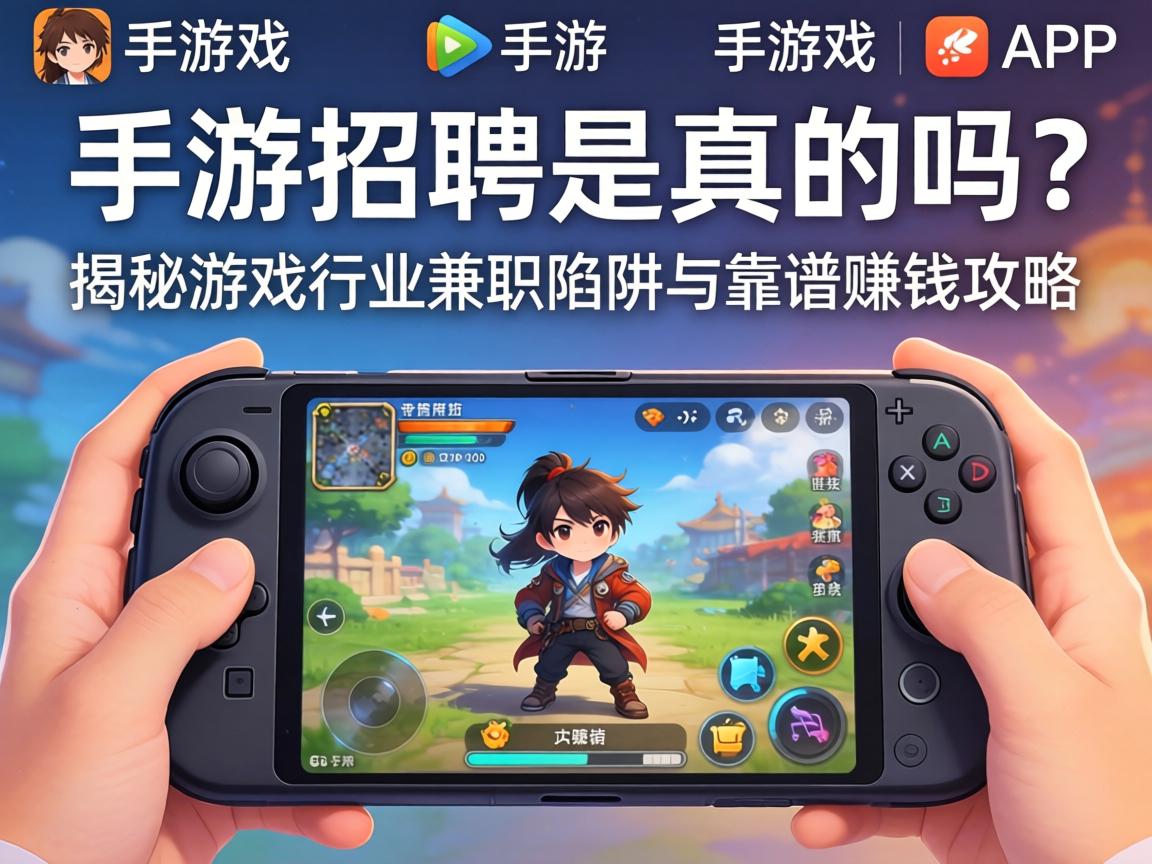 揭秘游戏行业兼职陷阱与靠谱赚钱攻略