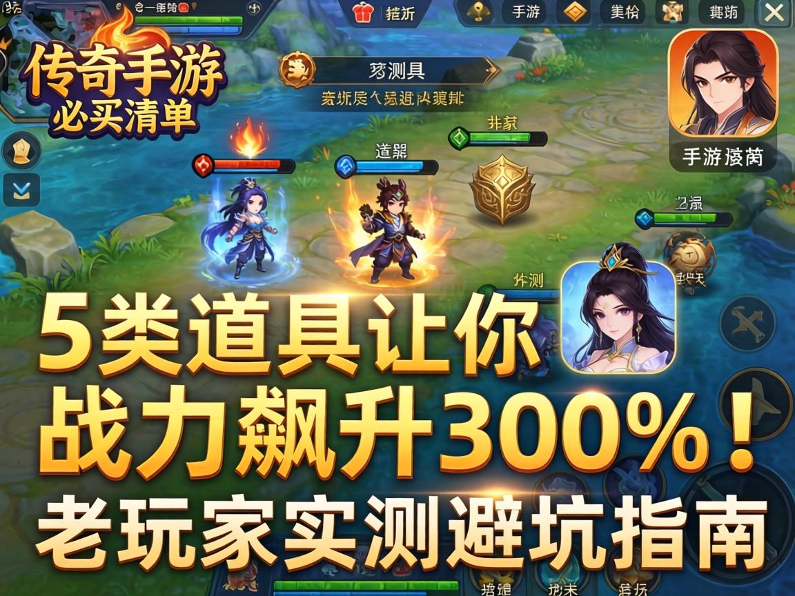 这5类道具让你战力飙升300