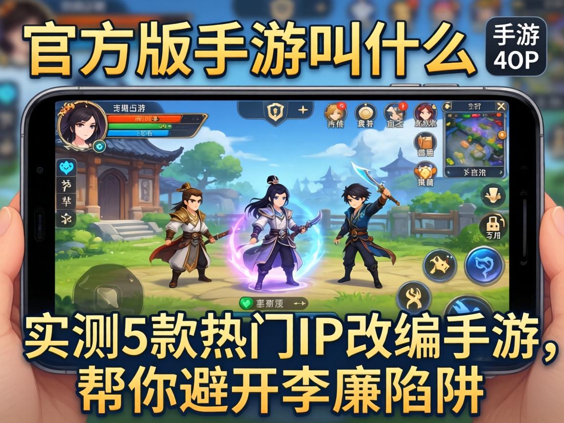 实测5款热门IP改编手游