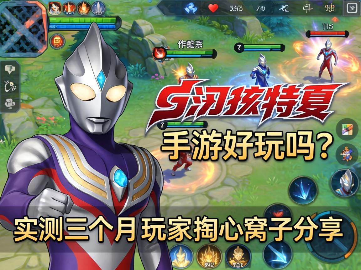 盖亚奥特曼手游好玩吗?实测三个月的玩家掏心窝子分享 实测三个月的玩家掏心窝子分享