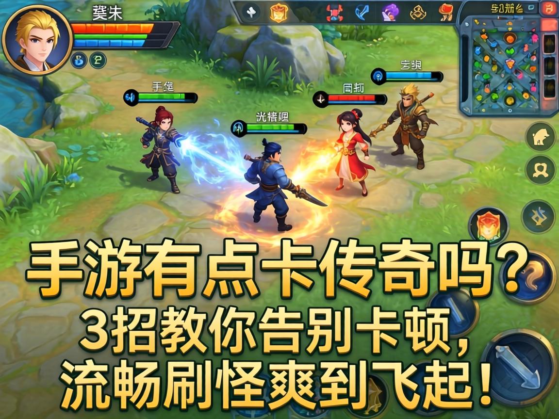 手游有点卡传奇吗