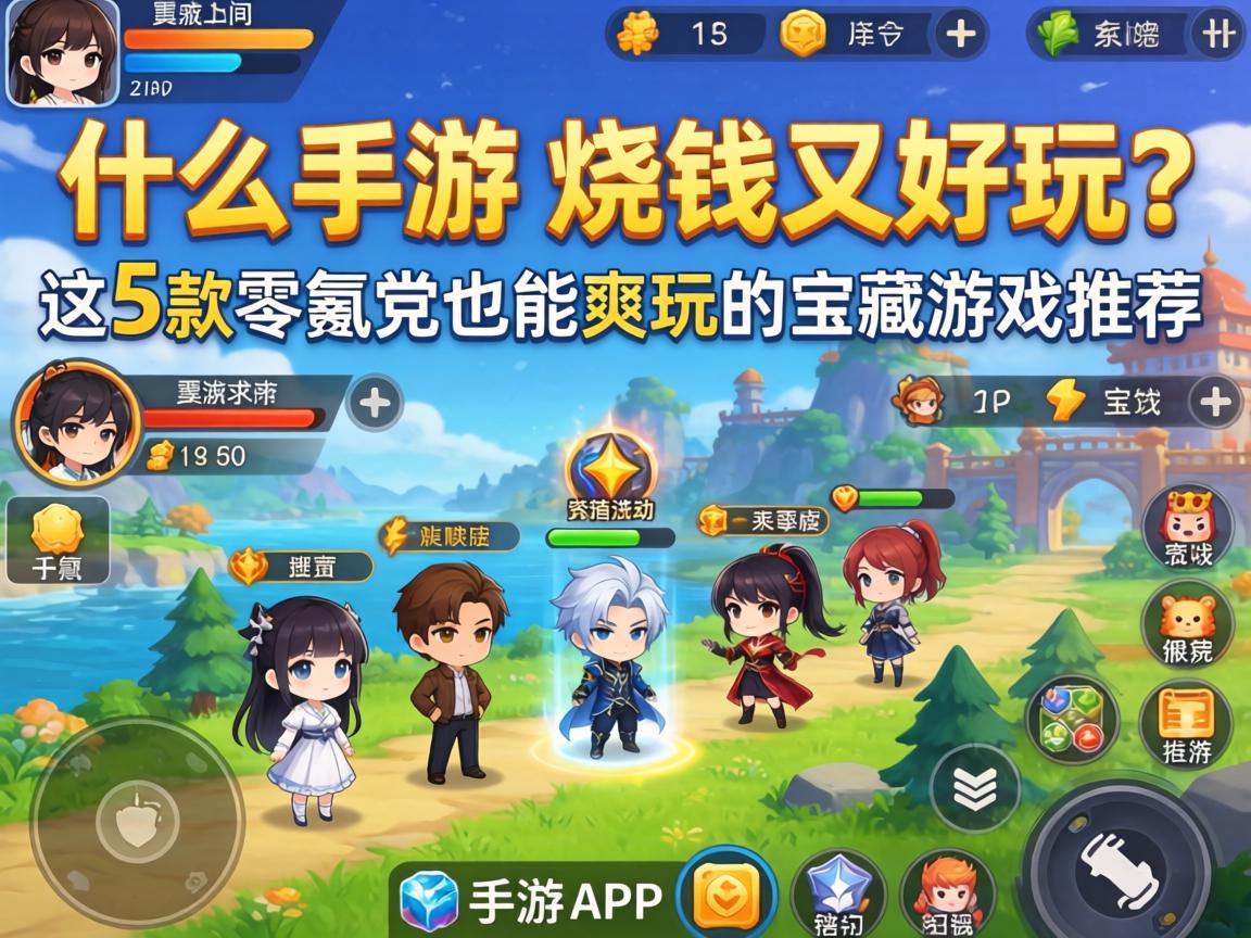 这5款零氪党也能爽玩的宝藏游戏推荐