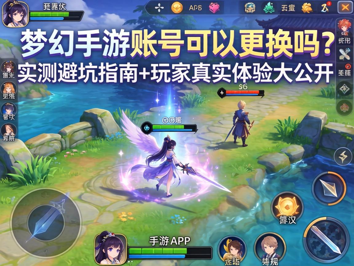 梦幻手游账号可以更换吗