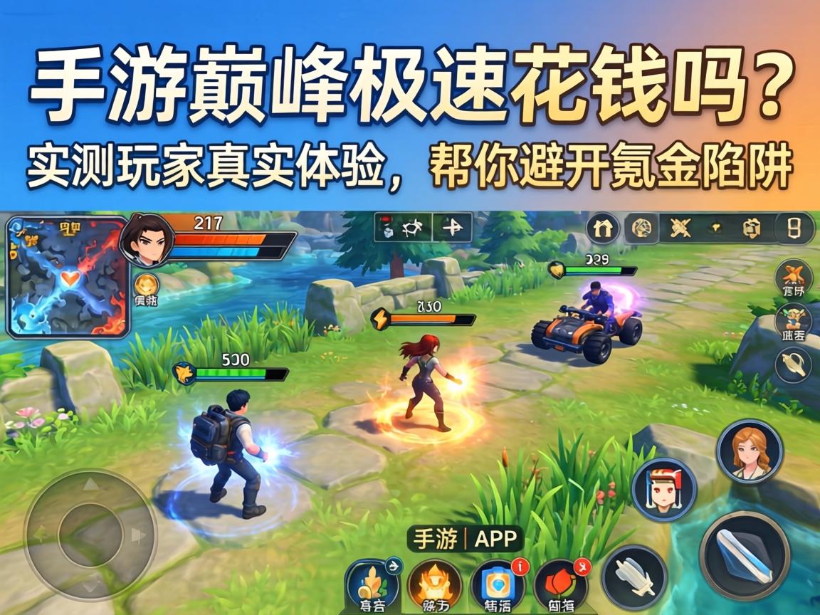 手游巅峰极速要花钱吗