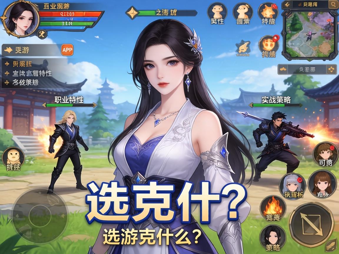 手游女人选择克什么?从职业特性到实战策略的深度解析 从职业特性到实战策略的深度解析