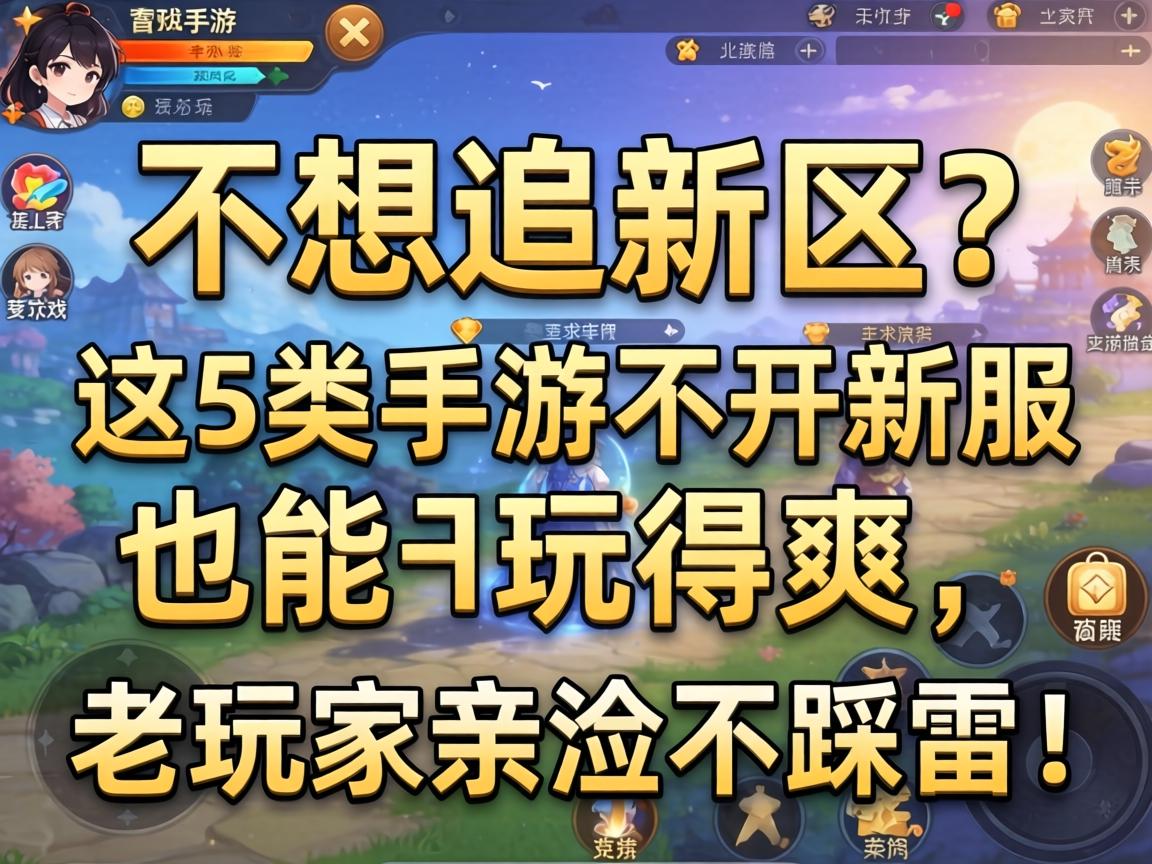 这5类手游不开新服也能玩得爽