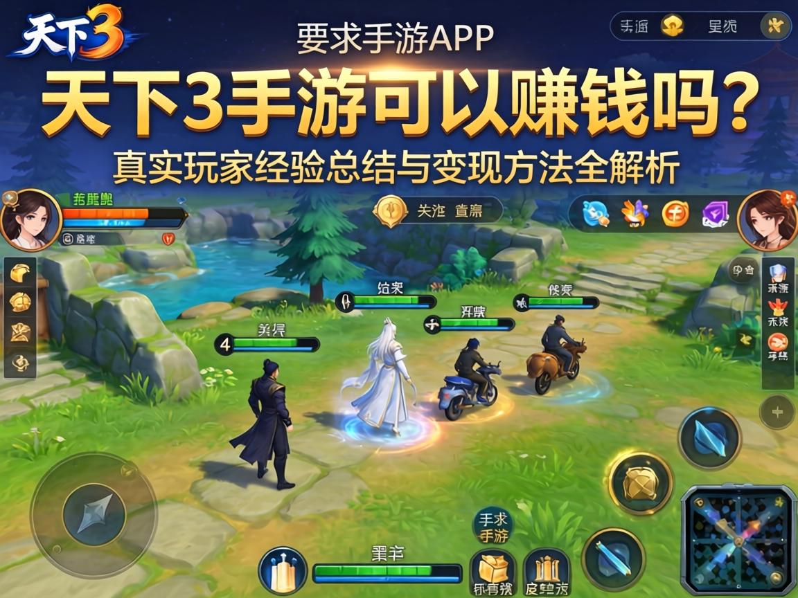 天下3手游可以赚钱吗?真实玩家经验总结与变现方法全解析 真实玩家经验总结与变现方法全解析