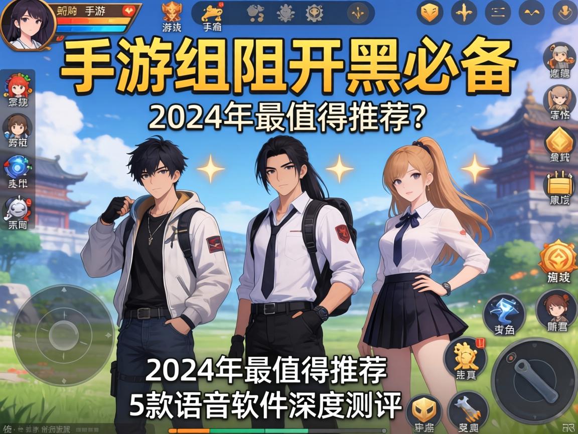 手游组队开黑必备,2024年最值得推荐的5款语音软件深度测评 2024年最值得推荐的5款语音软件深度测评