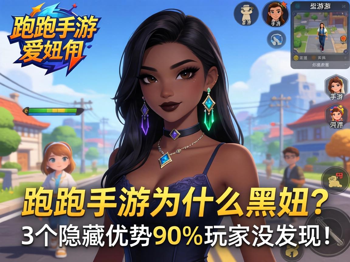 跑跑手游为什么爱用黑妞