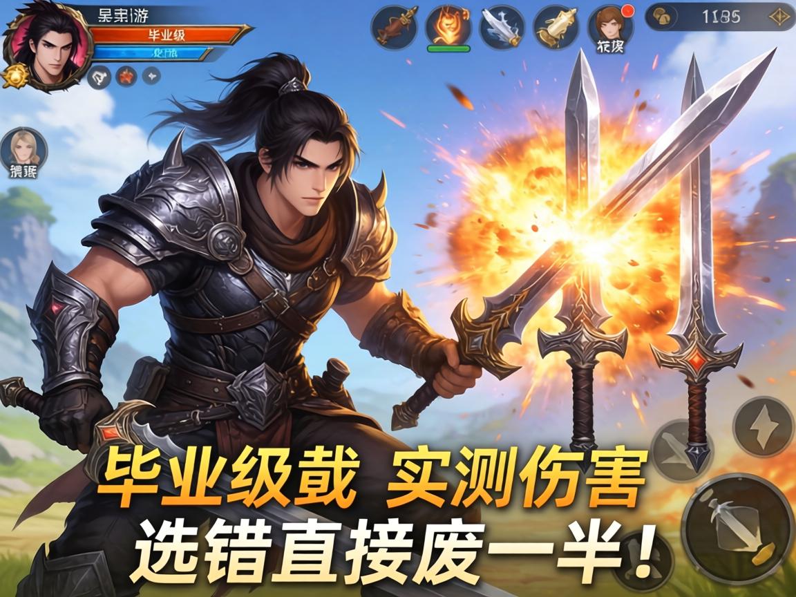 这3把毕业级武器实测伤害爆炸