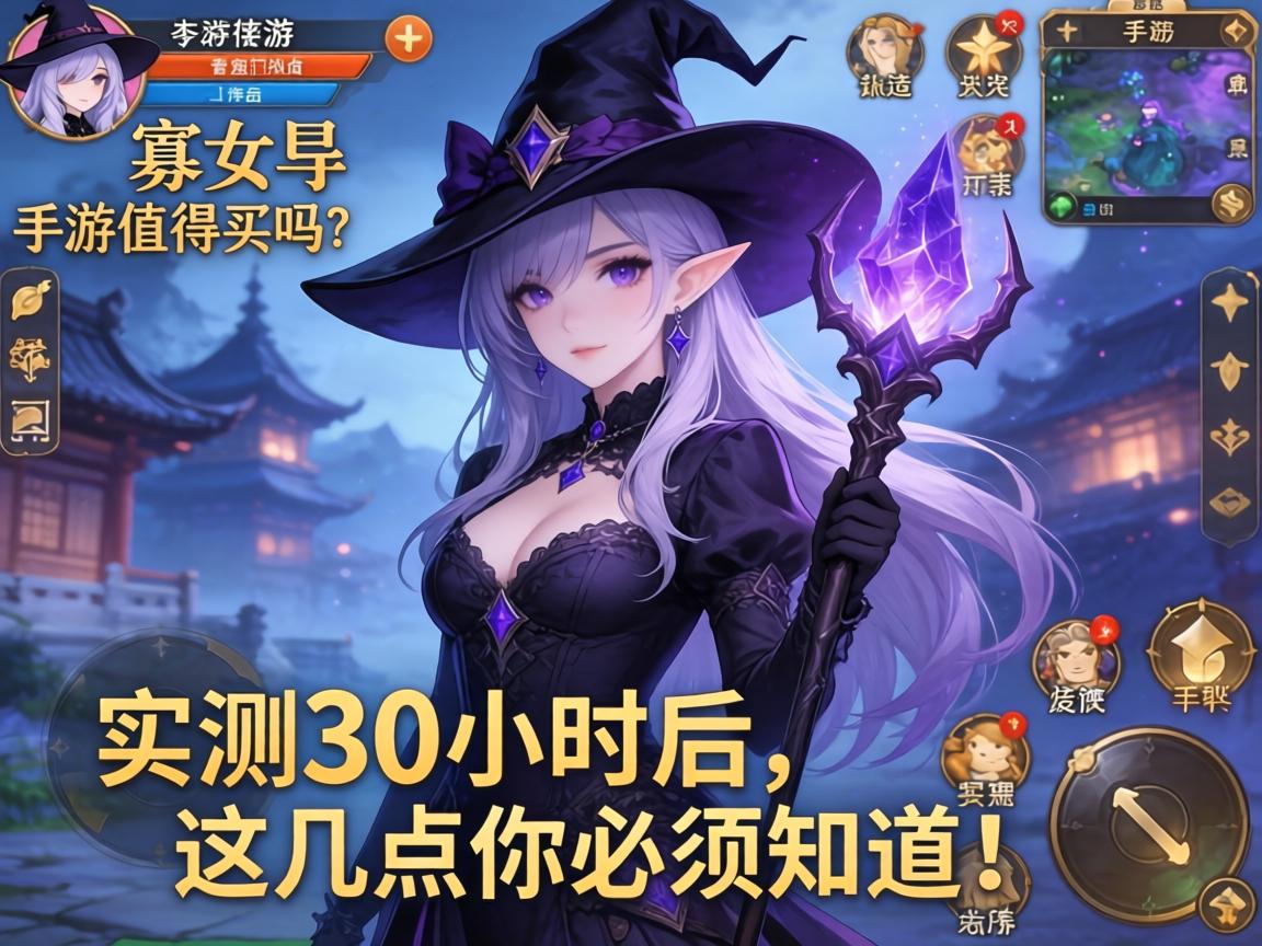 魔女寡妇手游值得买吗