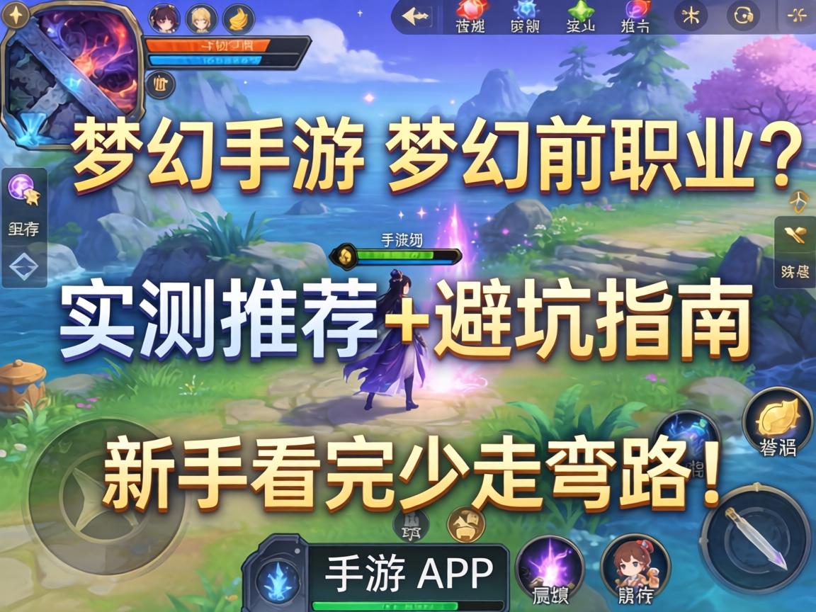 梦幻手游前期职业怎么选?实测推荐+避坑指南,新手看完少走弯路! 梦幻手游前期职业怎么选