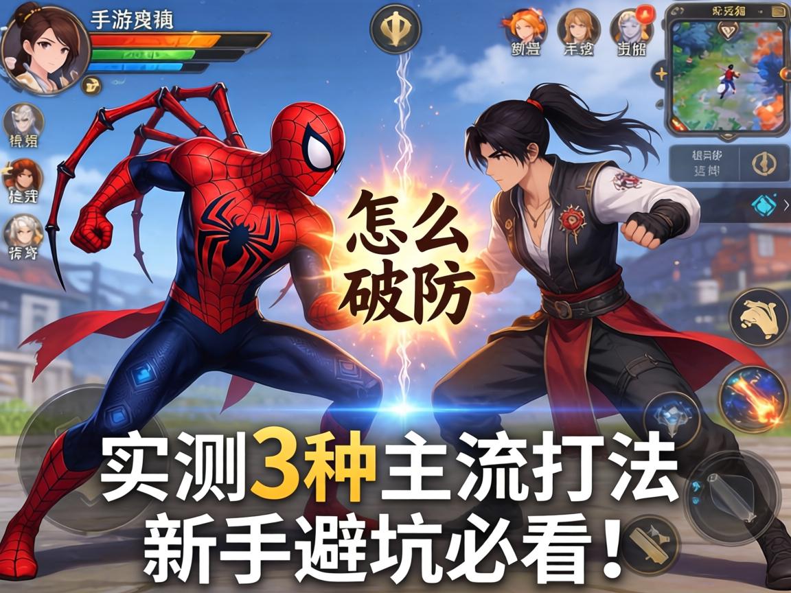 格斗手游蜘蛛怎么破防