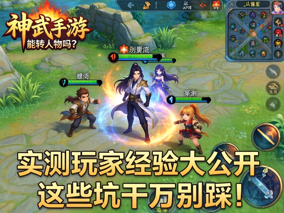 神武手游能转人物吗
