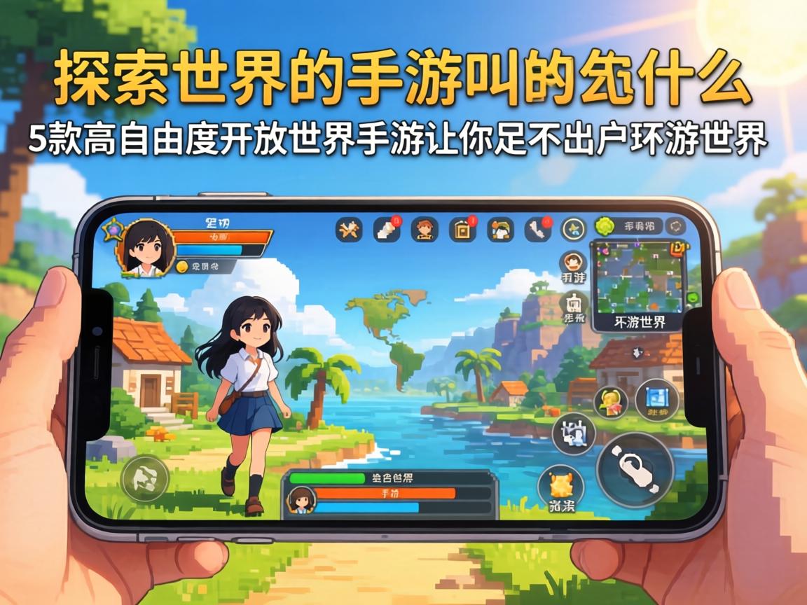 这5款高自由度开放世界手游让你足不出户环游世界