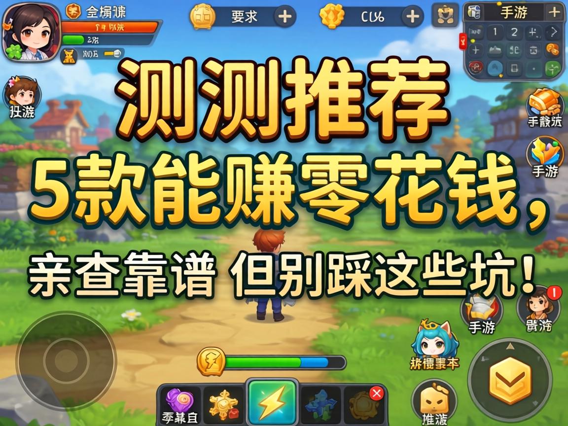 这5款能赚零花钱的手游
