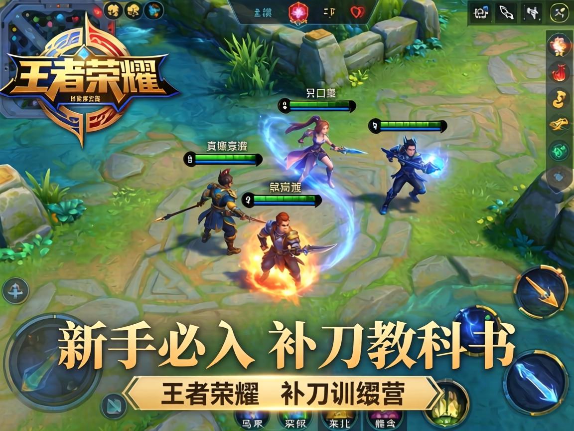 一、王者荣耀训练营,新手必入的补刀教科书 新手必入的补刀教科书