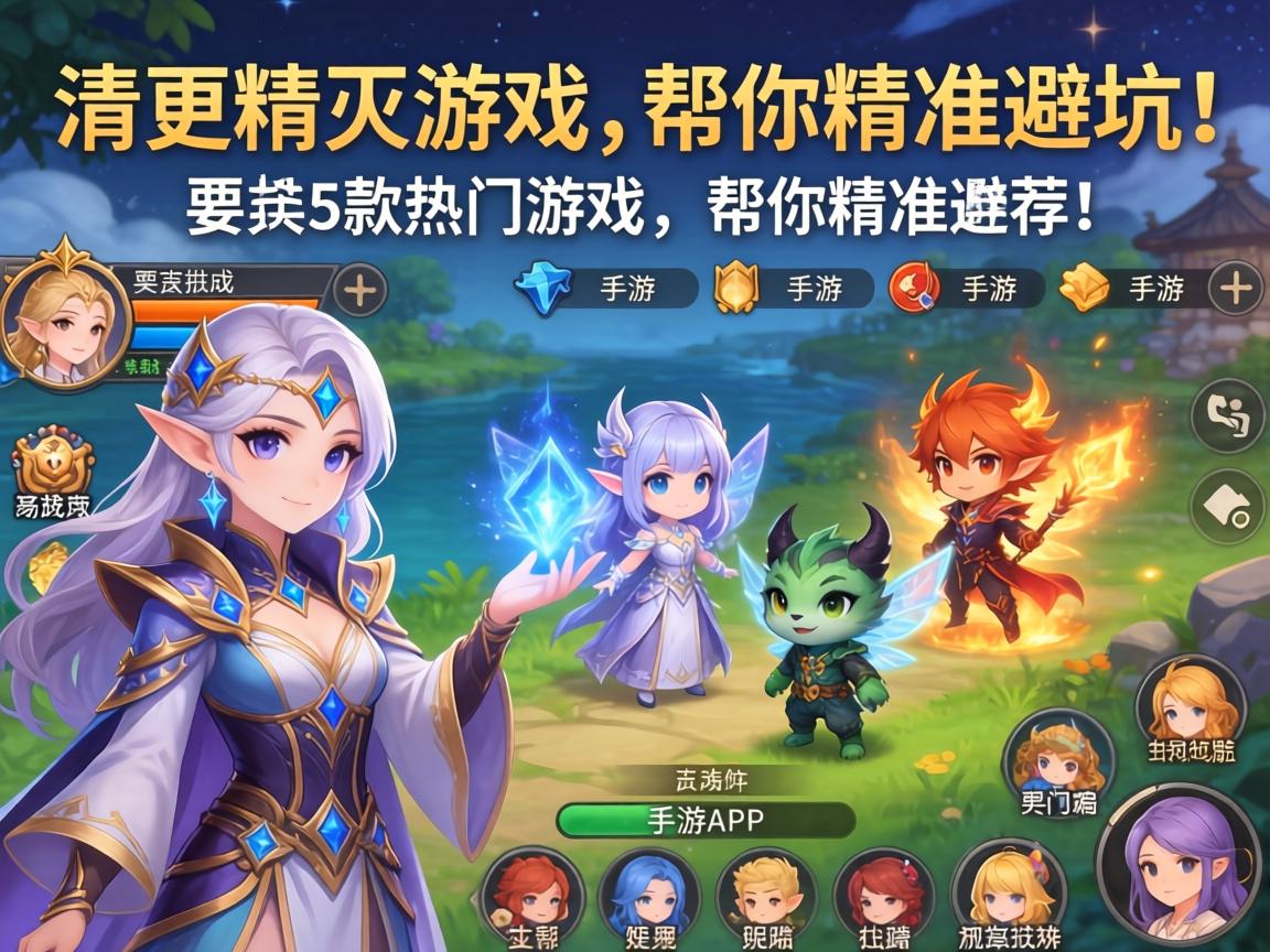 游戏有法师精灵吗手游推荐,实测5款热门游戏,帮你精准避坑! 游戏有法师精灵吗手游推荐