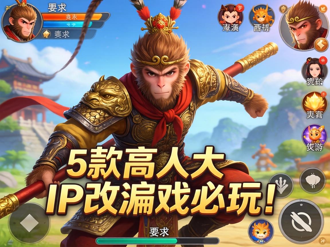 这5款高人气IP改编游戏必玩