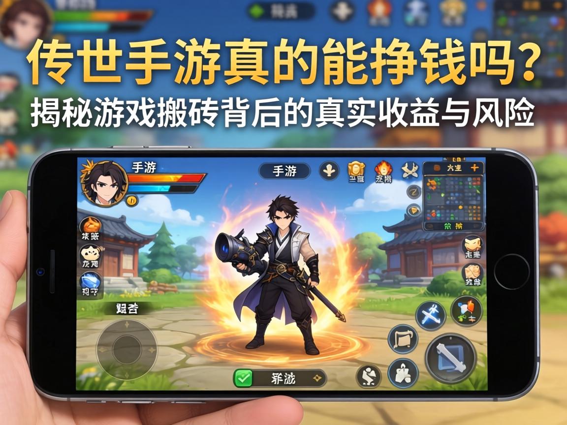 揭秘游戏搬砖背后的真实收益与风险