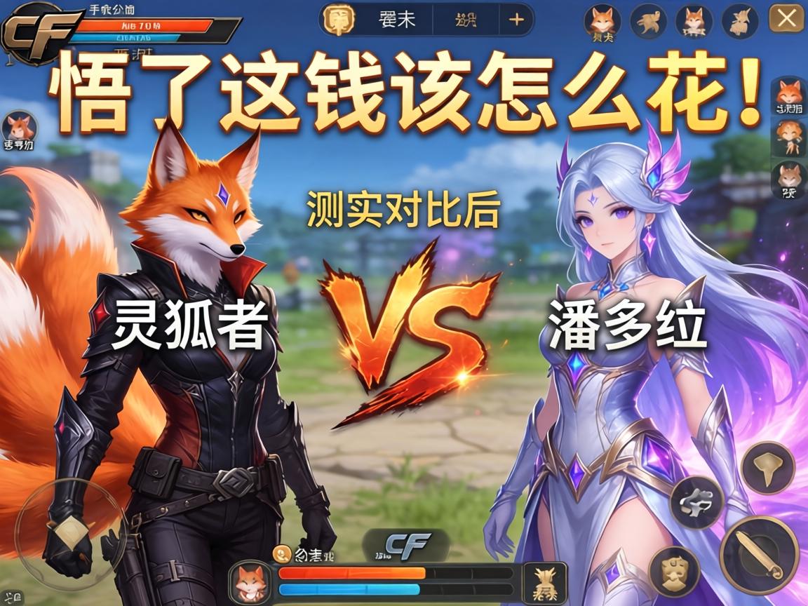 手游CF灵狐者VS潘多拉,实测对比后,我悟了这钱该怎么花! 手游CF灵狐者VS潘多拉