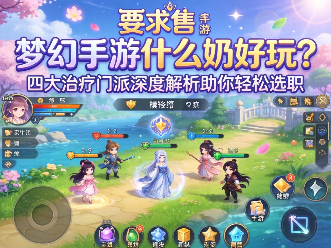 四大治疗门派深度解析助你轻松选职