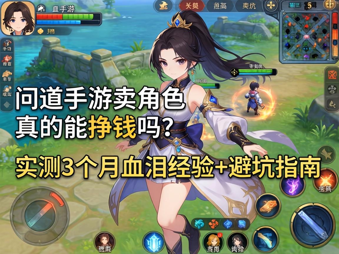 问道手游卖角色真的能挣钱吗