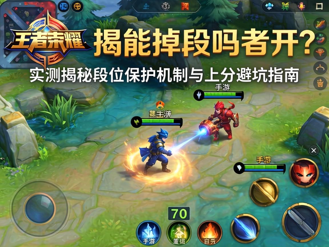 手游联盟能掉段吗王者?实测揭秘段位保护机制与上分避坑指南 实测揭秘段位保护机制与上分避坑指南