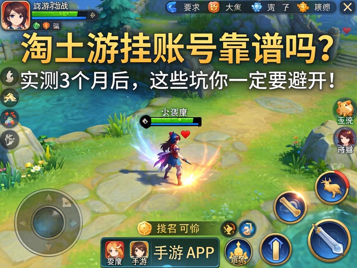 淘手游挂账号靠谱吗