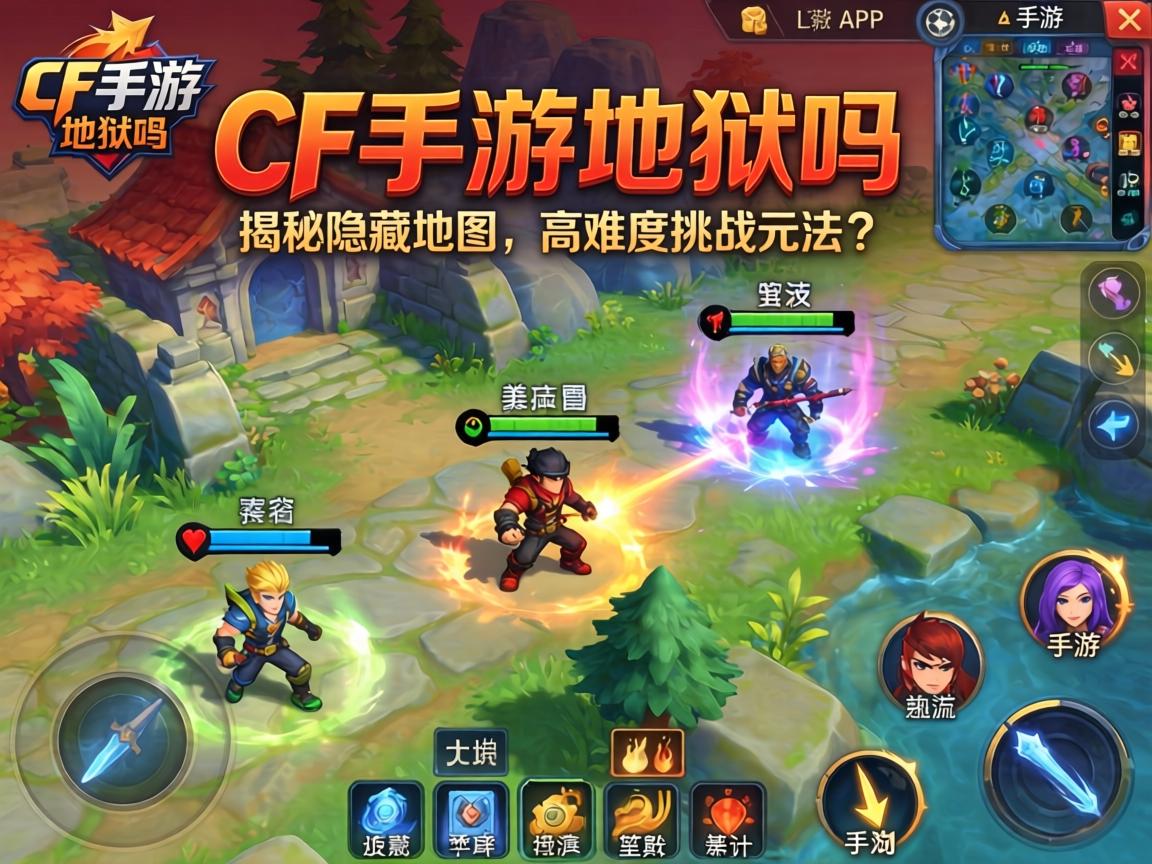 CF手游有地狱吗?揭秘隐藏地图与高难度挑战玩法 揭秘隐藏地图与高难度挑战玩法