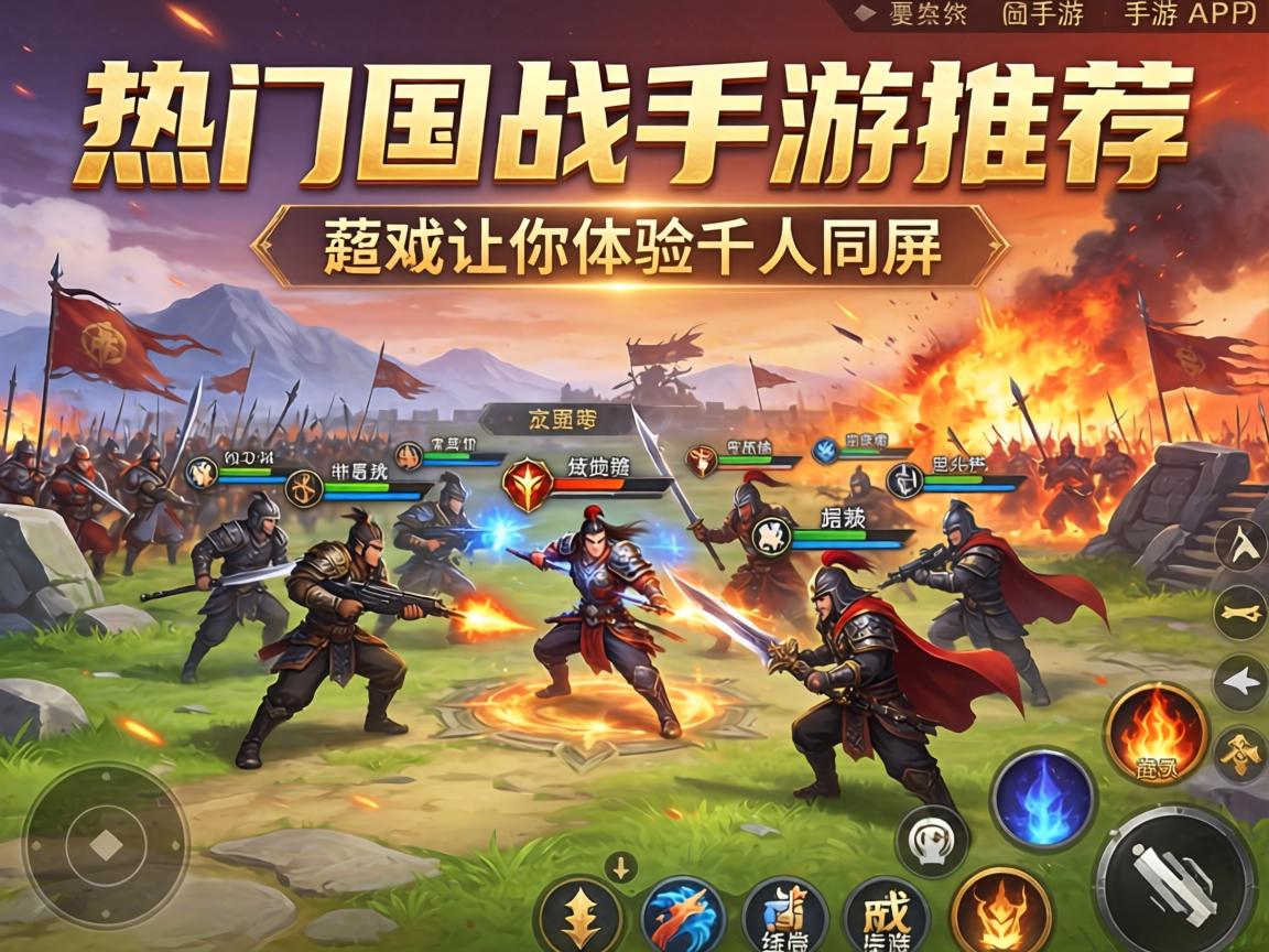 热门国战手游推荐,这些游戏让你体验千人同屏的热血战场 这些游戏让你体验千人同屏的热血战场
