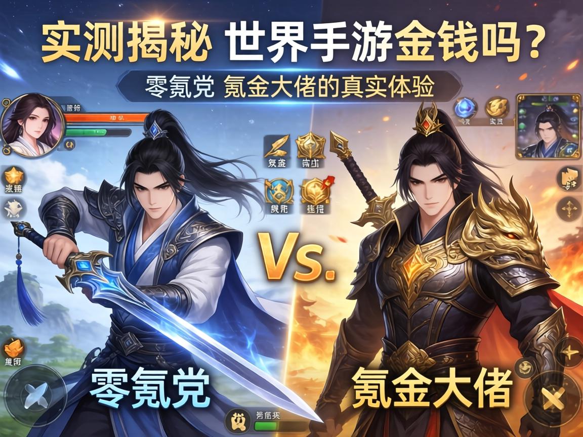 零氪党与氪金大佬的真实体验对比