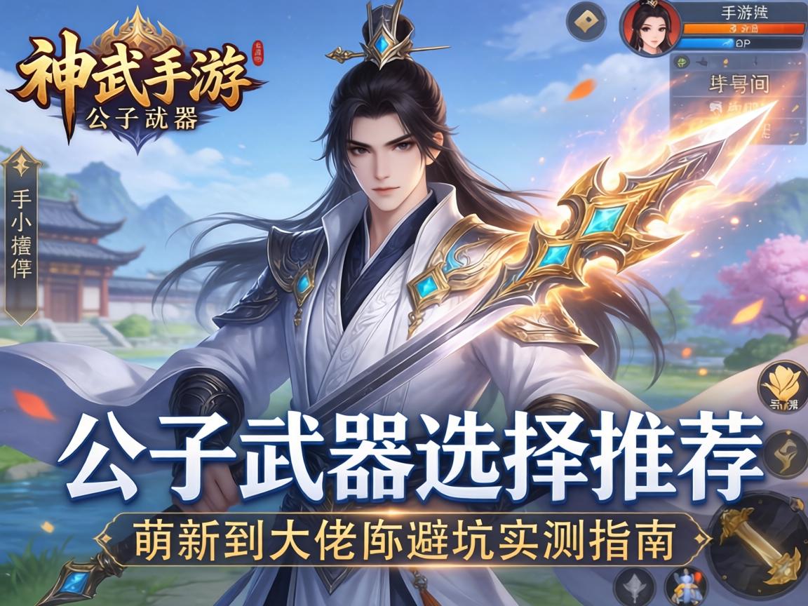 神武手游公子武器选择推荐,从萌新到大佬的避坑实测指南 从萌新到大佬的避坑实测指南