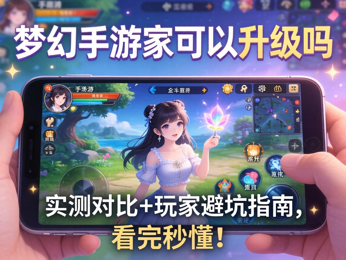 梦幻手游家可以升级吗