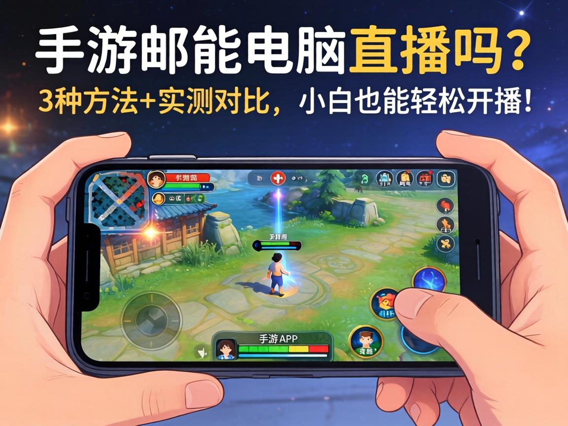 手游能电脑直播吗