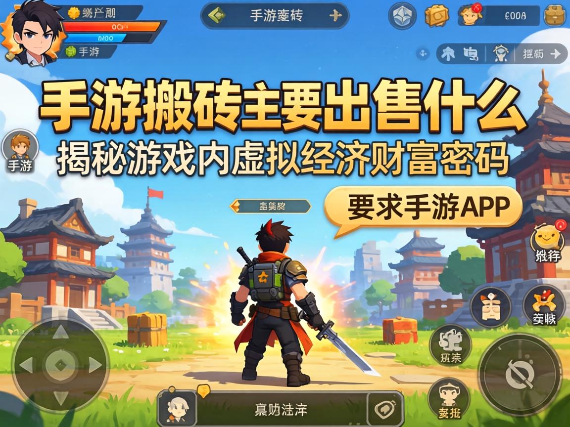 手游搬砖主要出售什么?揭秘游戏内虚拟经济的财富密码 揭秘游戏内虚拟经济的财富密码