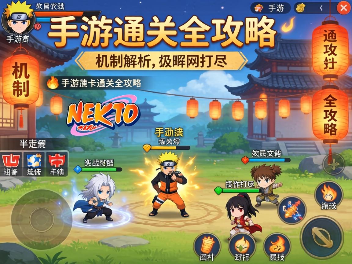 火影手游灯笼关卡通关全攻略,从机制解析到实战技巧一网打尽 从机制解析到实战技巧一网打尽