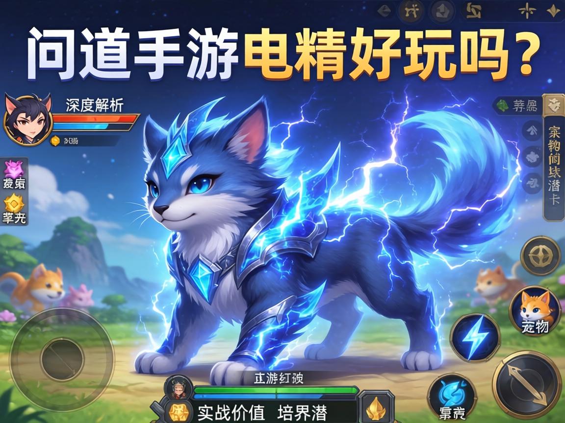 深度解析这只雷系宠物的实战价值与培养潜力