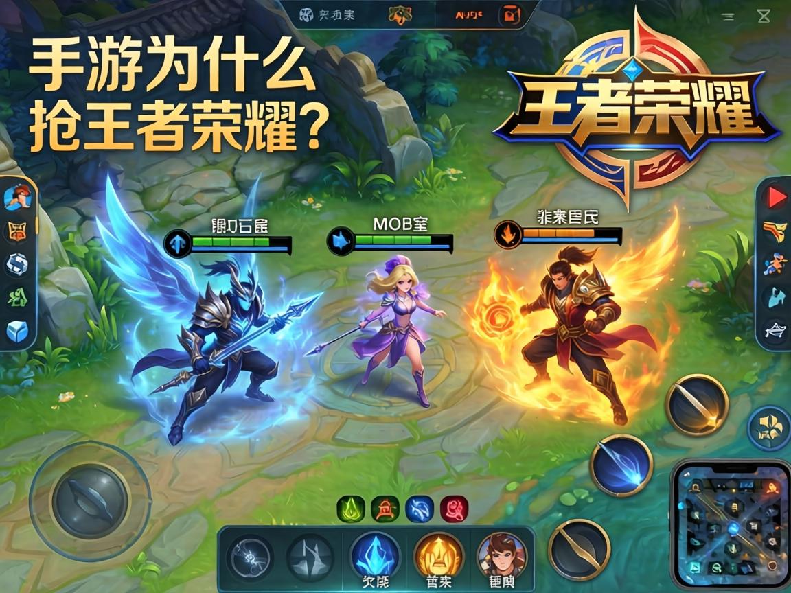 LOL手游为什么抢王者荣耀?深度解析两款MOBA巨头的核心差异与玩家选择逻辑 深度解析两款MOBA巨头的核心差异与玩家选择逻辑
