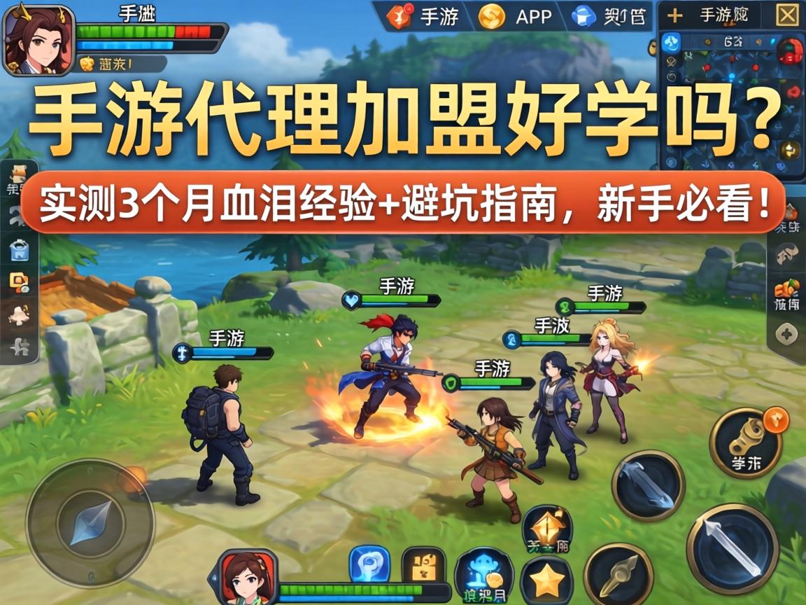 手游代理加盟好学吗